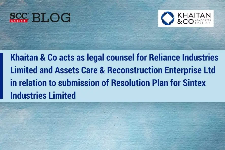 legal counsel for Reliance Industries