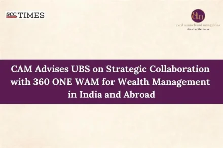 Cyril Amarchand Advises UBS